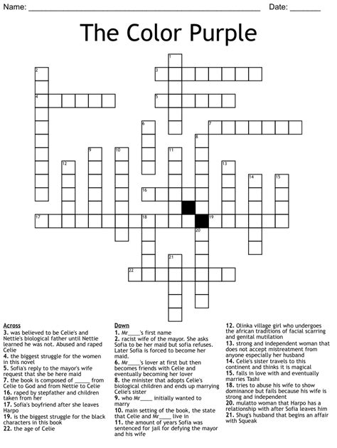 Hue similar to lavender crossword clue - Likely related crossword puzzle clues. Based on the answers listed above, we also found some clues that are possibly similar or related. Cause of cloudy vision Crossword Clue; Cause fuzzy vision Crossword Clue; Blur cause fuzzy vision Crossword Clue; Cause fuzzy vision in Crossword Clue; Make cloudy Crossword Clue; Least cloudy Crossword Clue; …